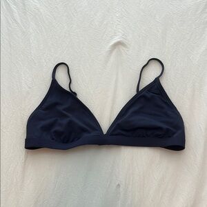 Navy Blue Triangle bathing suit top
